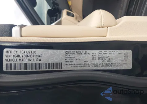 2024 Jeep Grand Cherokee 4Xe z USA, uszkodzony, nr VIN 1C4RJYB66RC711542